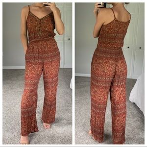 🧡❤️🔥Orange & Red American Eagle Jumpsuit